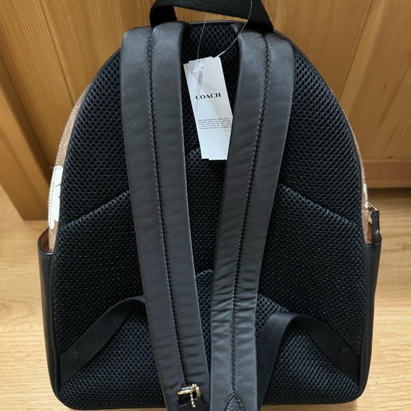 🌸 Coach Court Backpack In Signature Canvas With Floral Print - Picture 9 of 14
